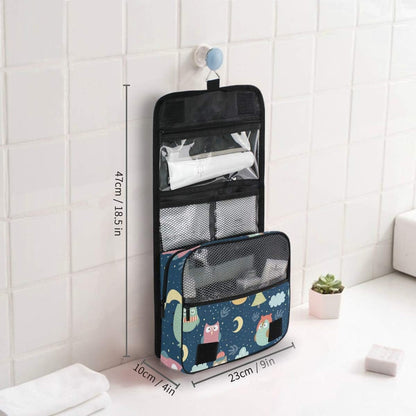 Hanging Travel Toiletry Bag Kit Makeup Case Cosmetics Organizer for Men Women - Colors A