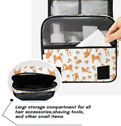 Hanging Travel Toiletry Bag Kit Makeup Case Cosmetics Organizer for Men Women - Colors A