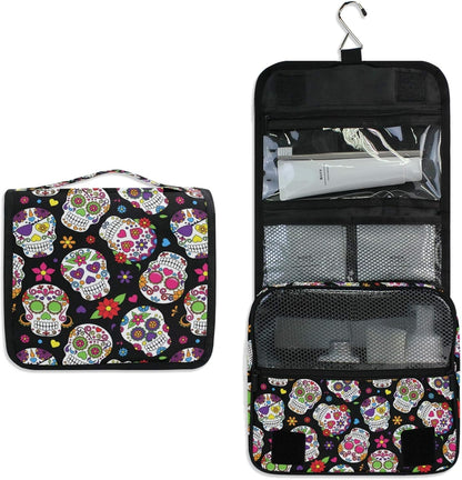 Hanging Travel Toiletry Bag Kit Makeup Case Cosmetics Organizer for Men Women - Colors A