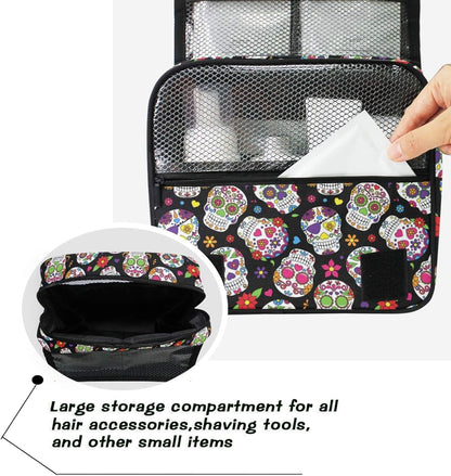 Hanging Travel Toiletry Bag Kit Makeup Case Cosmetics Organizer for Men Women - Colors A