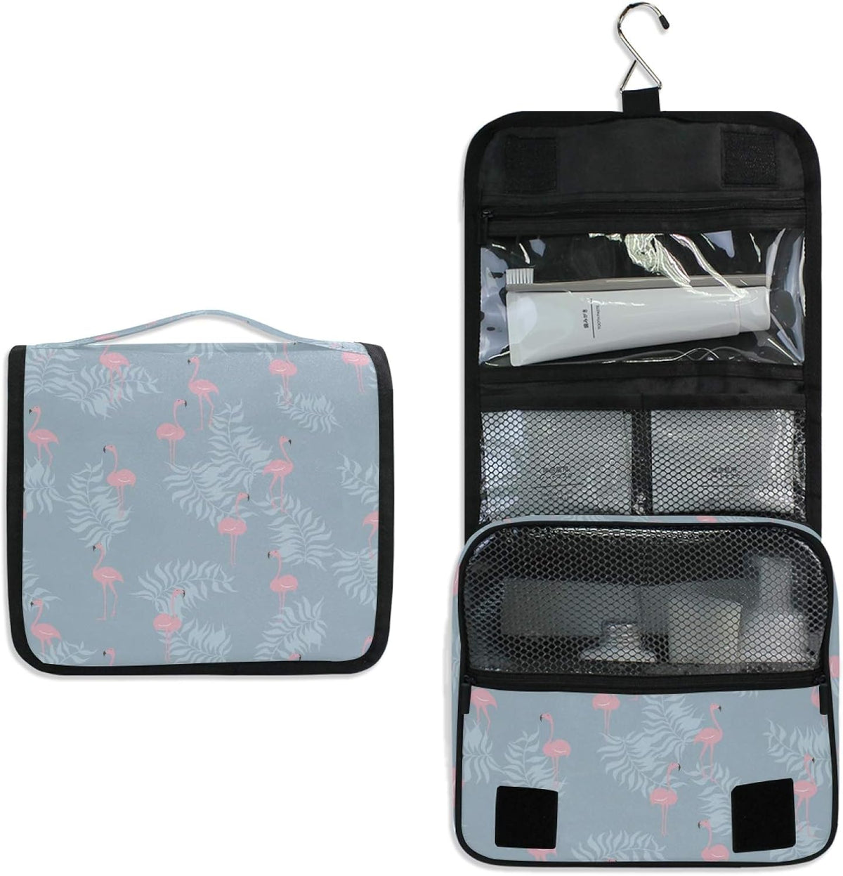 Hanging Travel Toiletry Bag Kit Makeup Case Cosmetics Organizer for Men Women - Colors A