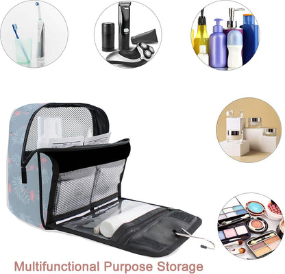 Hanging Travel Toiletry Bag Kit Makeup Case Cosmetics Organizer for Men Women - Colors A