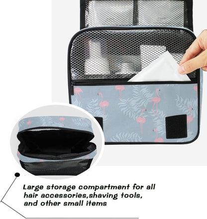 Hanging Travel Toiletry Bag Kit Makeup Case Cosmetics Organizer for Men Women - Colors A