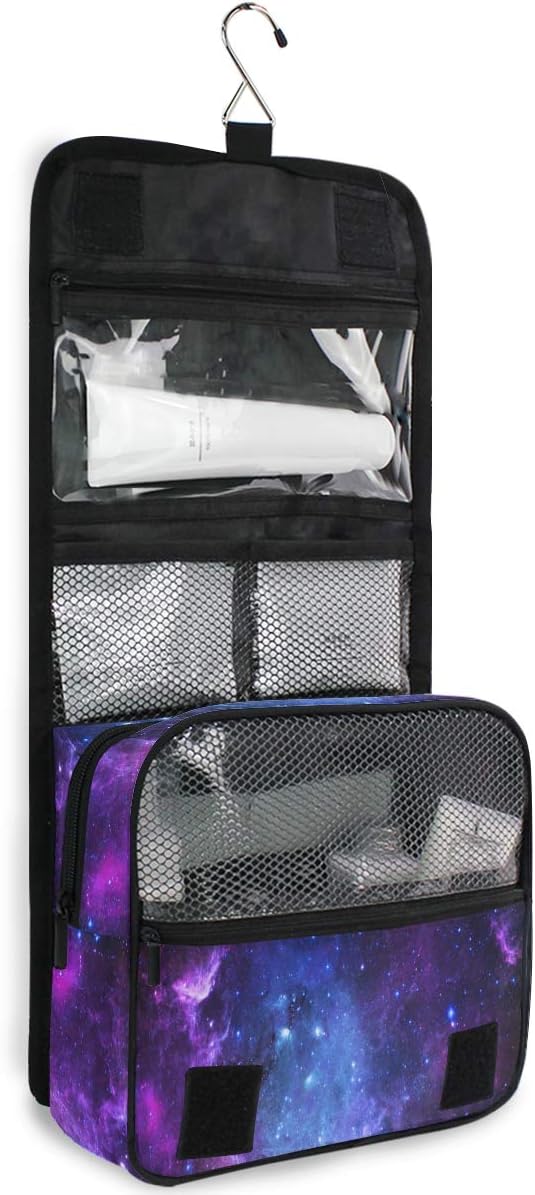 Hanging Travel Toiletry Bag Kit Makeup Case Cosmetics Organizer for Men Women - Colors A