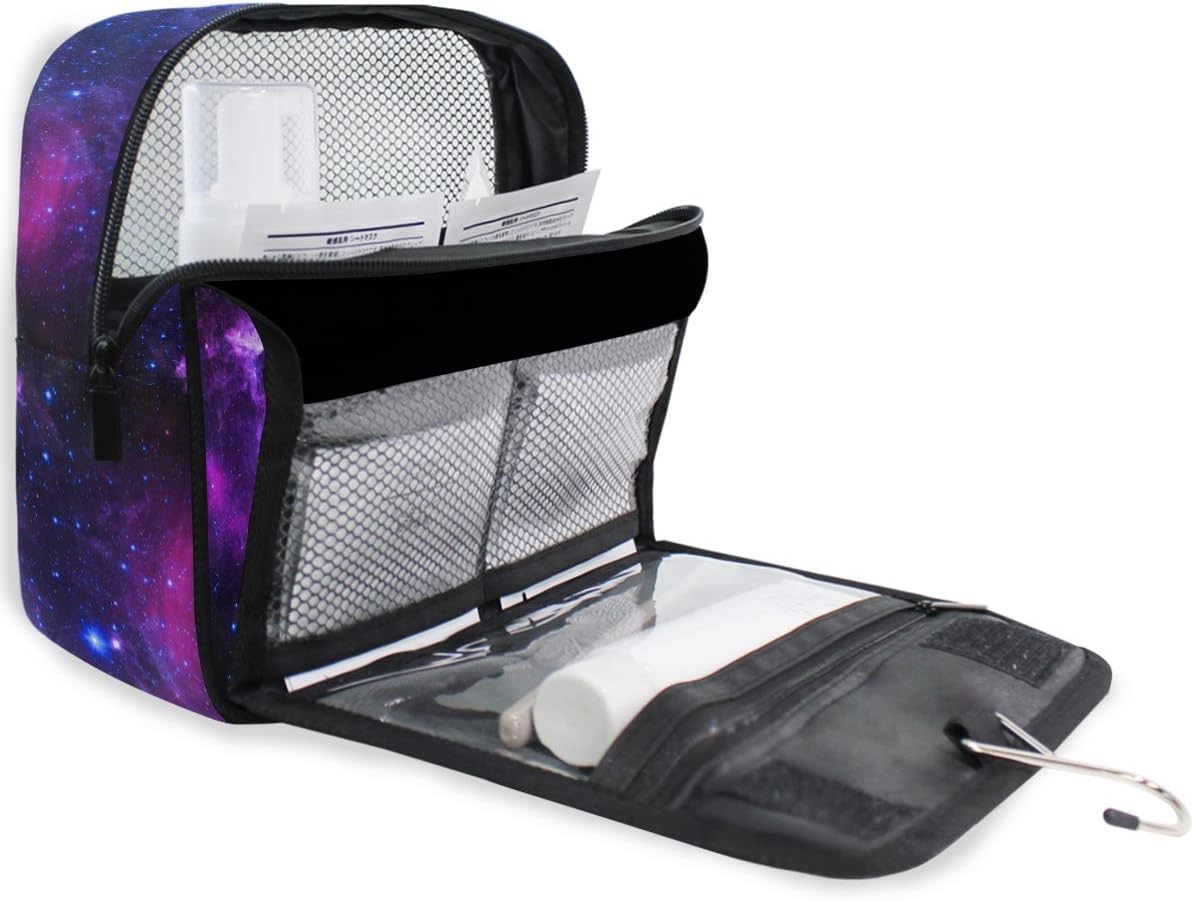 Hanging Travel Toiletry Bag Kit Makeup Case Cosmetics Organizer for Men Women - Colors A