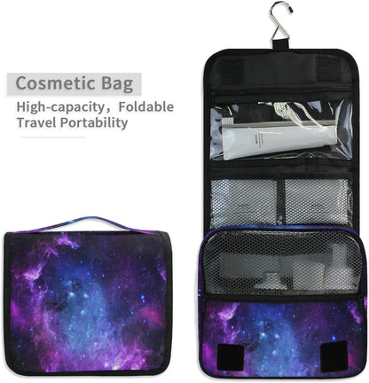 Hanging Travel Toiletry Bag Kit Makeup Case Cosmetics Organizer for Men Women - Colors A