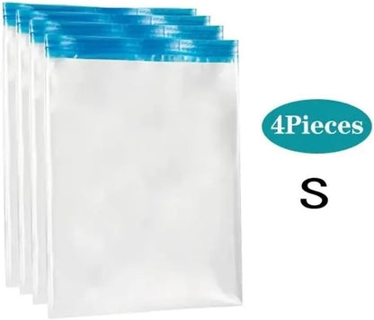 Travel Compression Bags, Roll Up Space Saver for Luggage, Cruise Ship Essentials Cothes(S)