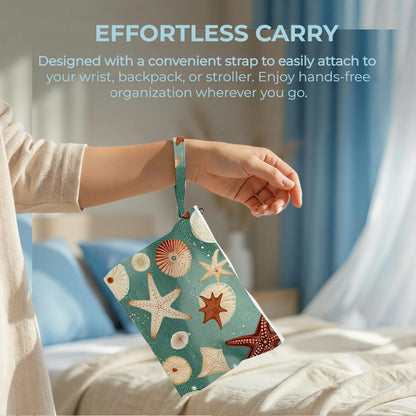 Wet Bag, 2 Pack Travel Waterproof Reusable Dry Wet Separation Zipper Pouch for Gym Workout Beach Trip Cosmetic Toiletry Organizer