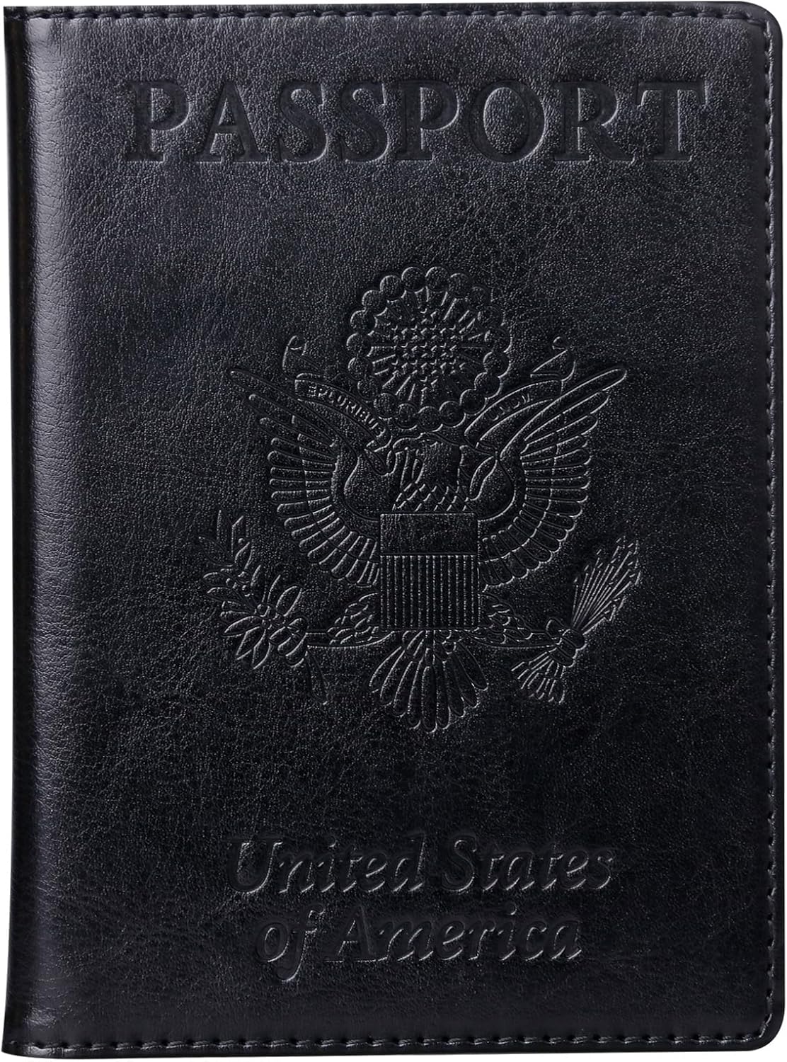 Passport Holder for Travel Women Men, Valentines Day Gifts PU Leather Wallet Cover Case Sleeve, Waterproof Protected Document Organizer, Vacation Plane Cruise Travel Essentials