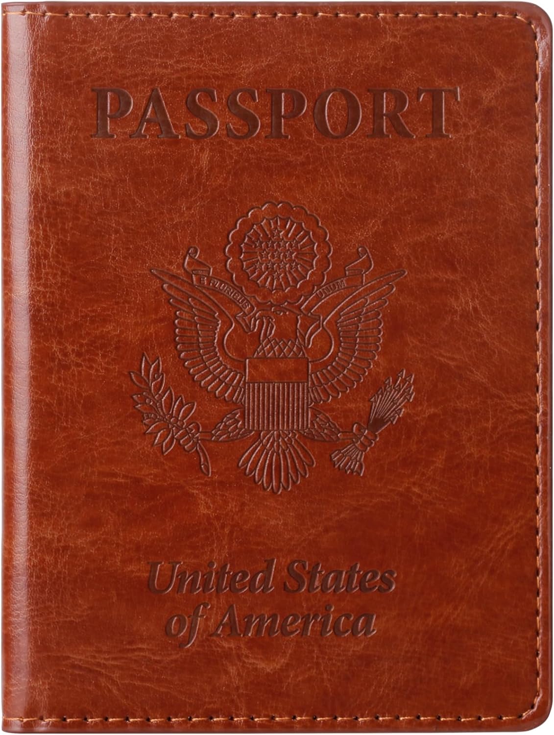 Passport Holder for Travel Women Men, Valentines Day Gifts PU Leather Wallet Cover Case Sleeve, Waterproof Protected Document Organizer, Vacation Plane Cruise Travel Essentials