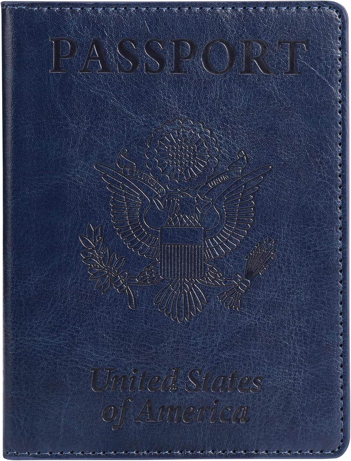Passport Holder for Travel Women Men, Valentines Day Gifts PU Leather Wallet Cover Case Sleeve, Waterproof Protected Document Organizer, Vacation Plane Cruise Travel Essentials