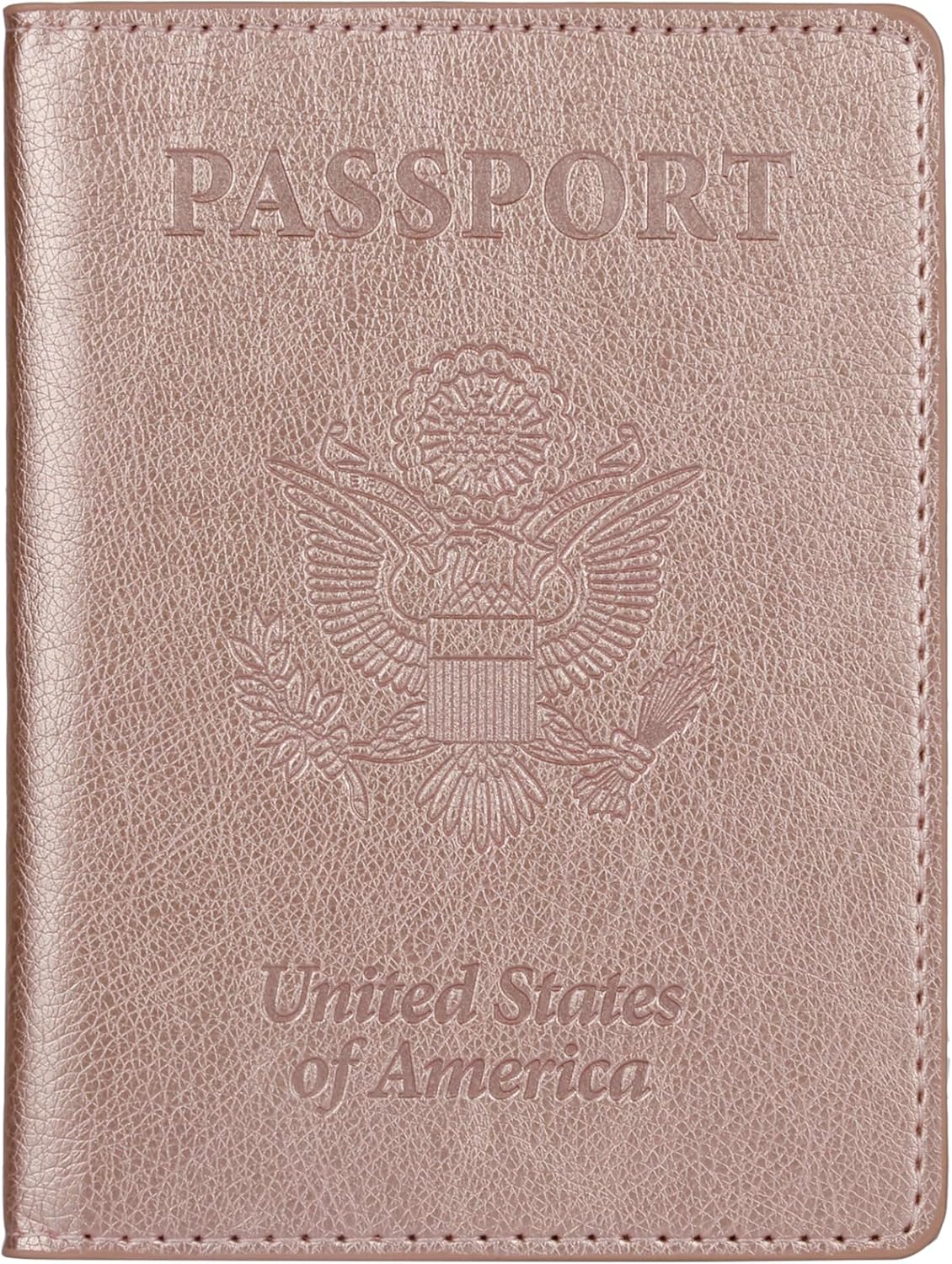 Passport Holder for Travel Women Men, Valentines Day Gifts PU Leather Wallet Cover Case Sleeve, Waterproof Protected Document Organizer, Vacation Plane Cruise Travel Essentials