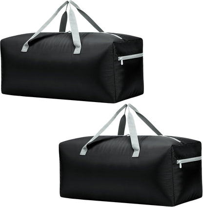Foldable Duffel Bag 30" / 75L Lightweight with Water Rresistant for Travel-Black