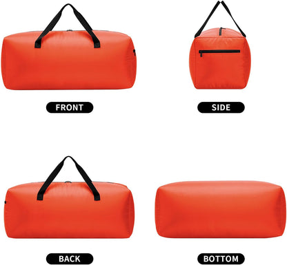 Foldable Duffel Bag 30" / 75L Lightweight with Water Rresistant for Travel-Black