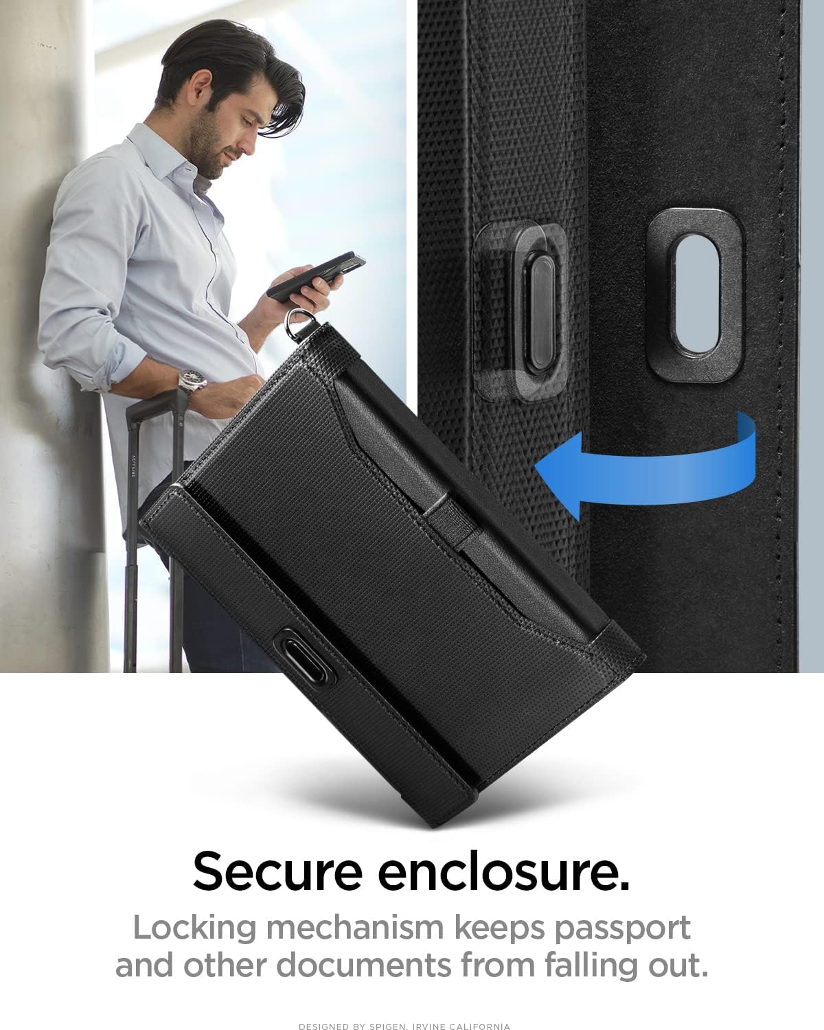 Life for Passport Card Cover Holder with RFID Blocking Technology Wallet Travel Documents Organizer Protector Accessories, SIM Card Pin Included