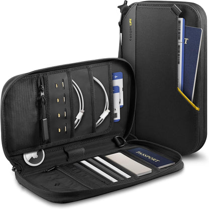 Life for Passport Card Cover Holder with RFID Blocking Technology Wallet Travel Documents Organizer Protector Accessories, SIM Card Pin Included