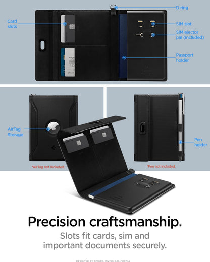 Life for Passport Card Cover Holder with RFID Blocking Technology Wallet Travel Documents Organizer Protector Accessories, SIM Card Pin Included