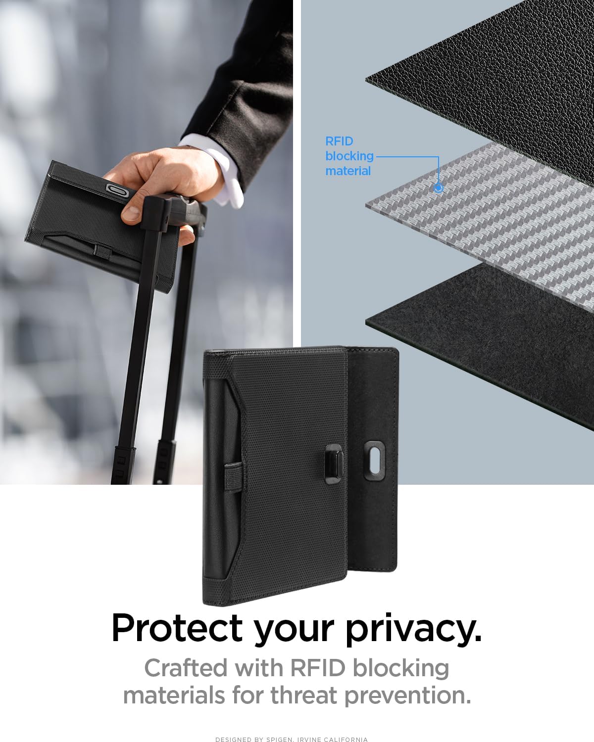 Life for Passport Card Cover Holder with RFID Blocking Technology Wallet Travel Documents Organizer Protector Accessories, SIM Card Pin Included