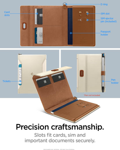 Life for Passport Card Cover Holder with RFID Blocking Technology Wallet Travel Documents Organizer Protector Accessories, SIM Card Pin Included