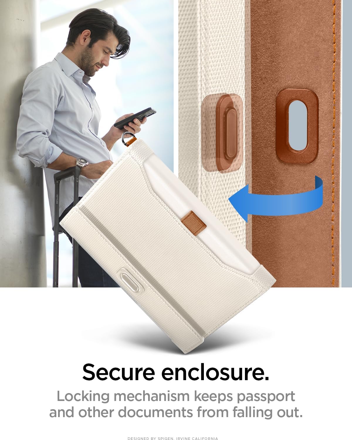 Life for Passport Card Cover Holder with RFID Blocking Technology Wallet Travel Documents Organizer Protector Accessories, SIM Card Pin Included