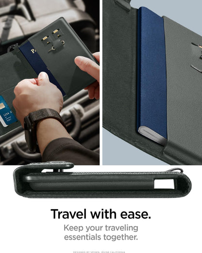 Life for Passport Card Cover Holder with RFID Blocking Technology Wallet Travel Documents Organizer Protector Accessories, SIM Card Pin Included