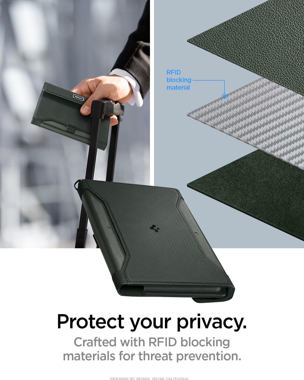 Life for Passport Card Cover Holder with RFID Blocking Technology Wallet Travel Documents Organizer Protector Accessories, SIM Card Pin Included