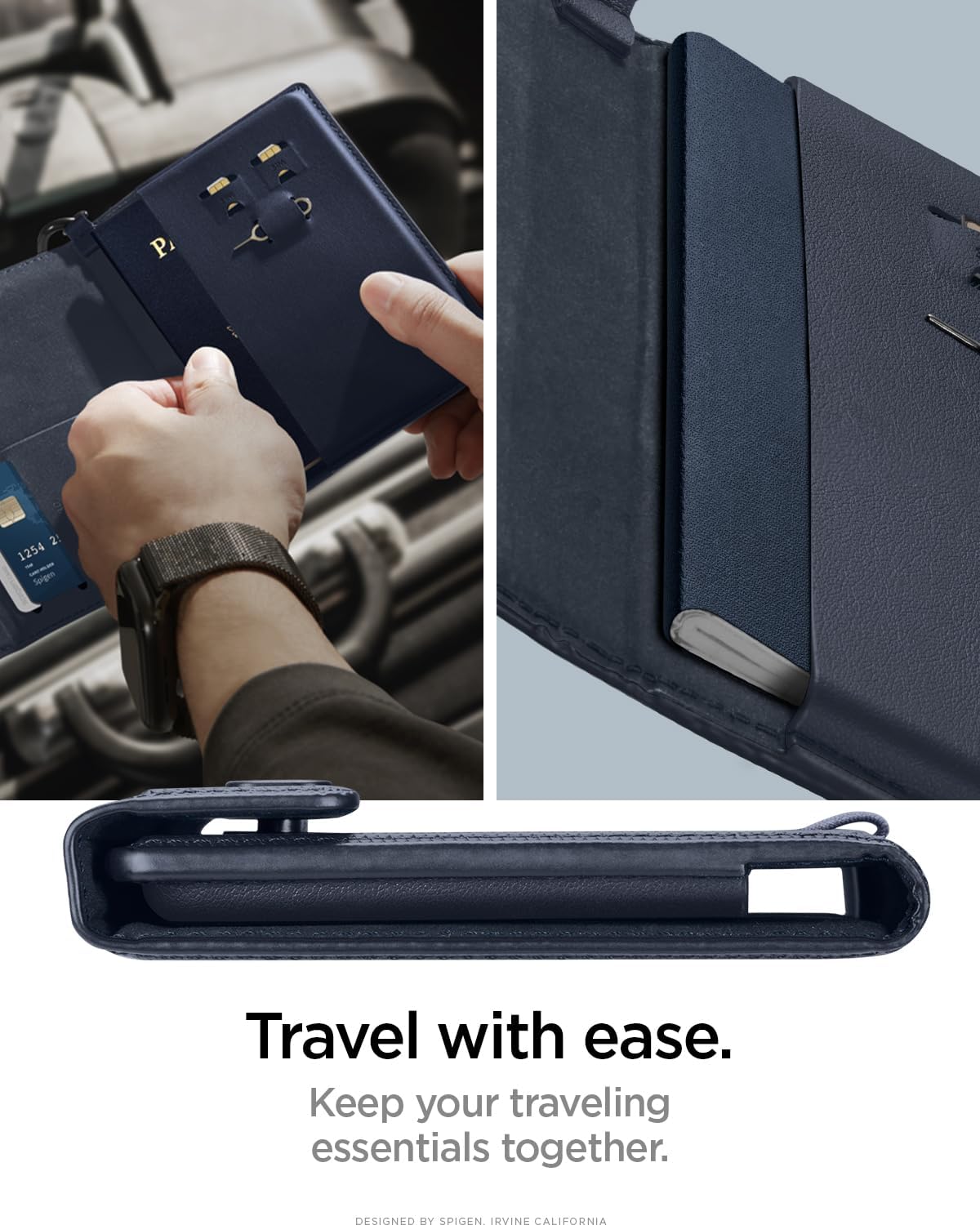 Life for Passport Card Cover Holder with RFID Blocking Technology Wallet Travel Documents Organizer Protector Accessories, SIM Card Pin Included