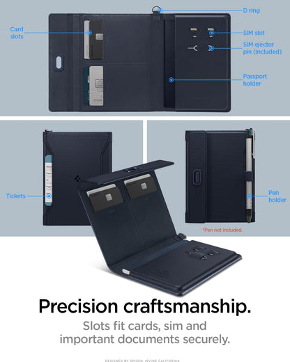 Life for Passport Card Cover Holder with RFID Blocking Technology Wallet Travel Documents Organizer Protector Accessories, SIM Card Pin Included