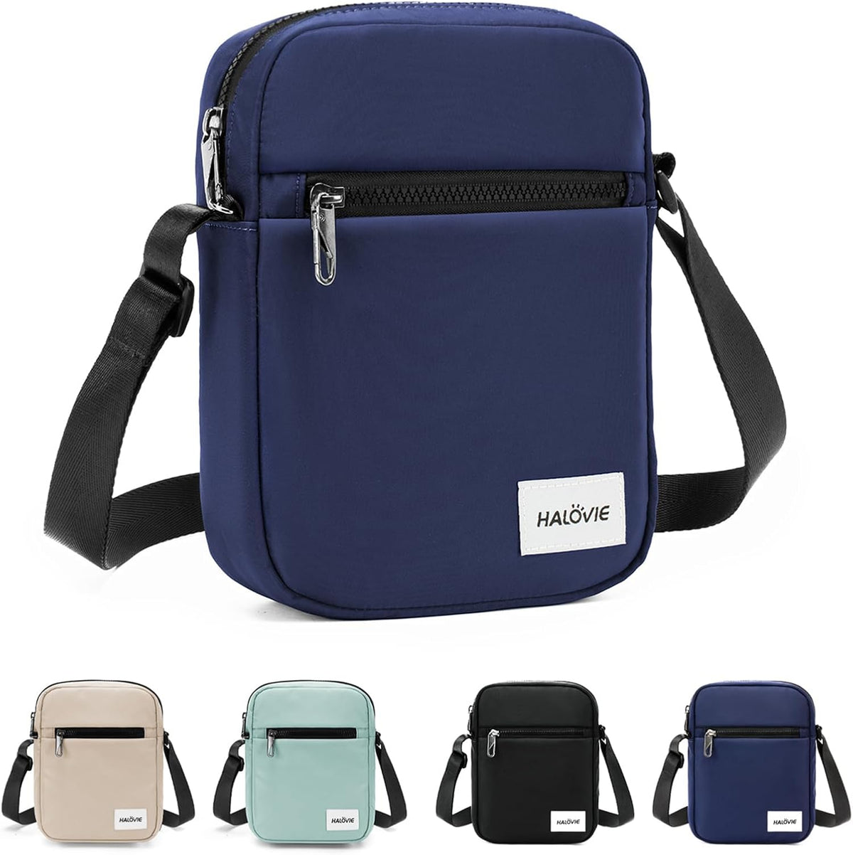 Small RFID Anti Theft Crossbody Bag Lightweight Sling Cross Body Bag Purse for Women Men for Travel Daily
