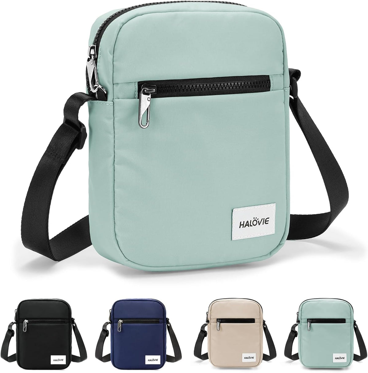 Small RFID Anti Theft Crossbody Bag Lightweight Sling Cross Body Bag Purse for Women Men for Travel Daily