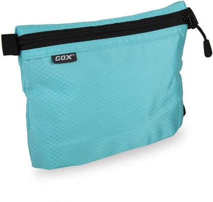 Small Toiletry Bag for Men Bulk Cosmetic Bag Dopp Kit Carry On Zipper Pouch Organization Nylon Small Packing Sack Water Repellent(Orange)