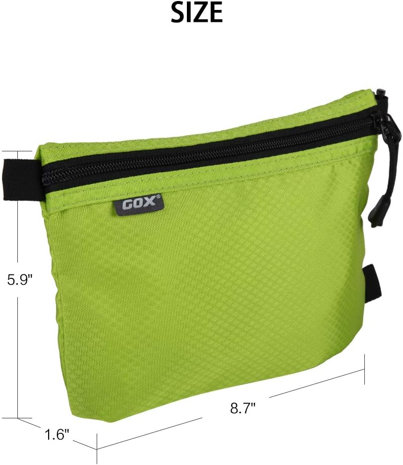 Small Toiletry Bag for Men Bulk Cosmetic Bag Dopp Kit Carry On Zipper Pouch Organization Nylon Small Packing Sack Water Repellent(Orange)