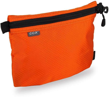 Small Toiletry Bag for Men Bulk Cosmetic Bag Dopp Kit Carry On Zipper Pouch Organization Nylon Small Packing Sack Water Repellent(Orange)