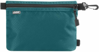 Small Toiletry Bag for Men Bulk Cosmetic Bag Dopp Kit Carry On Zipper Pouch Organization Nylon Small Packing Sack Water Repellent(Orange)