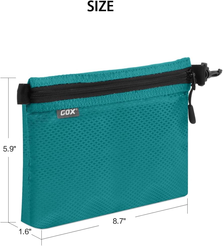 Small Toiletry Bag for Men Bulk Cosmetic Bag Dopp Kit Carry On Zipper Pouch Organization Nylon Small Packing Sack Water Repellent(Orange)