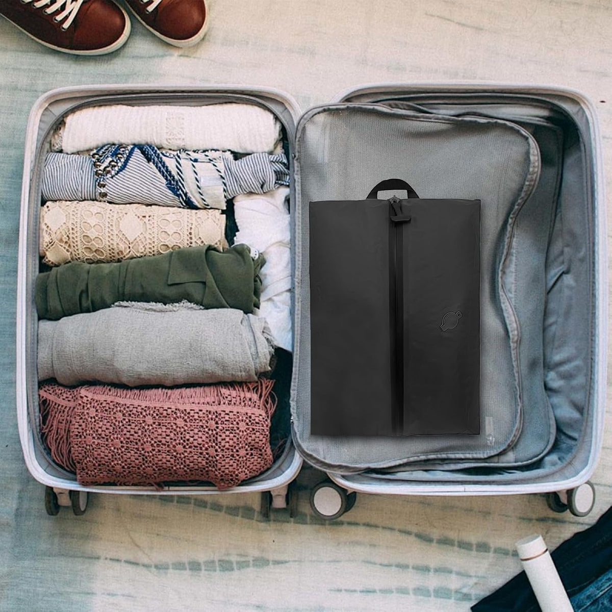 Travel Storage Bags - Portable Waterproof Compression Pack, Reusable Clothing Organizer, Durable Garment Cube, Space Saving Suitcase Bag, Laundry Folding Pouch | Home Travel for Packing Use Area