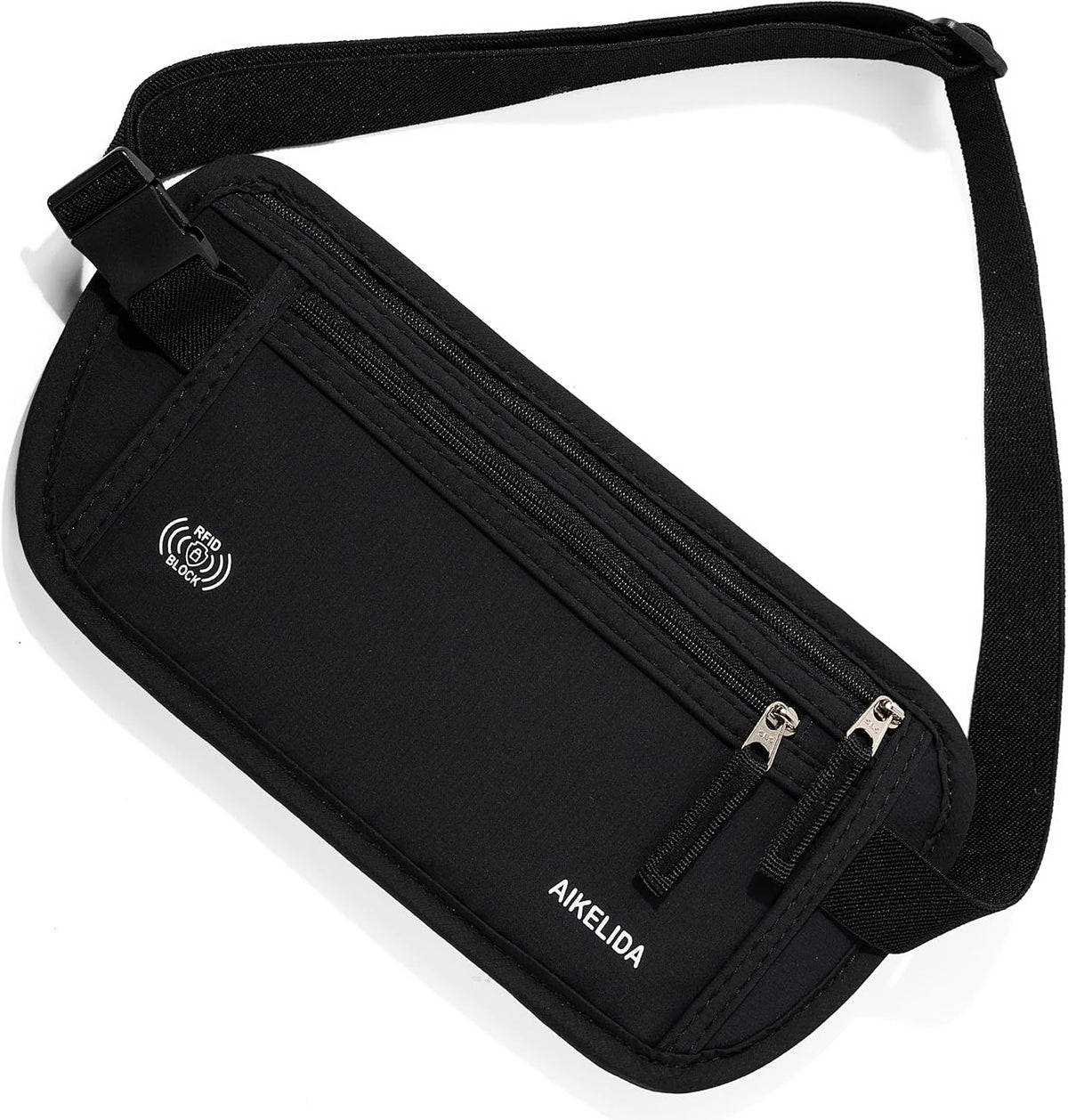 Money Belt Passport Holder Slim Hidden Travel Wallet with RFID Blocking