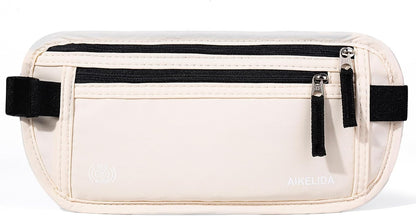 Money Belt Passport Holder Slim Hidden Travel Wallet with RFID Blocking