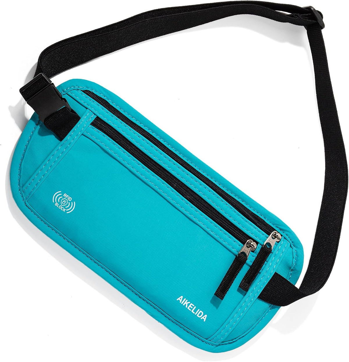 Money Belt Passport Holder Slim Hidden Travel Wallet with RFID Blocking