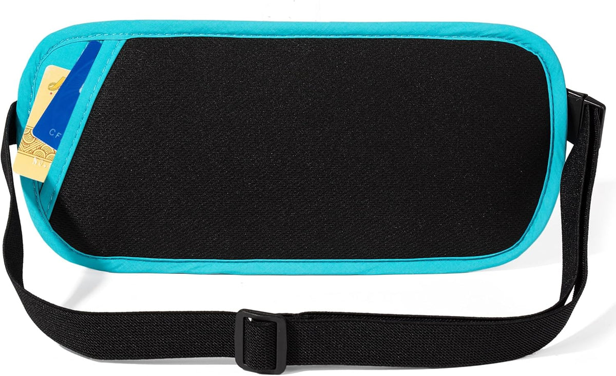 Money Belt Passport Holder Slim Hidden Travel Wallet with RFID Blocking