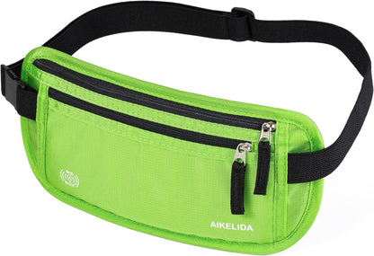 Money Belt Passport Holder Slim Hidden Travel Wallet with RFID Blocking