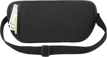 Money Belt Passport Holder Slim Hidden Travel Wallet with RFID Blocking