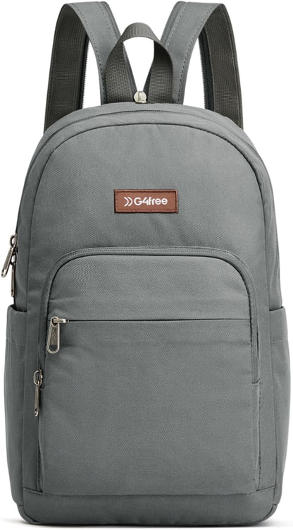 Small RFlD Crossbody Backpack Convertible Lightweight Mini Sling Bag for Women Men for Travel & Hiking, Black & Brown