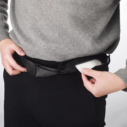 2 Pcs Hidden Money Belt for Travel Hidden Pockets Under Clothes Security Money Wallet Nylon Security Cash Safe Anti Theft Tactical Belt with Pouch