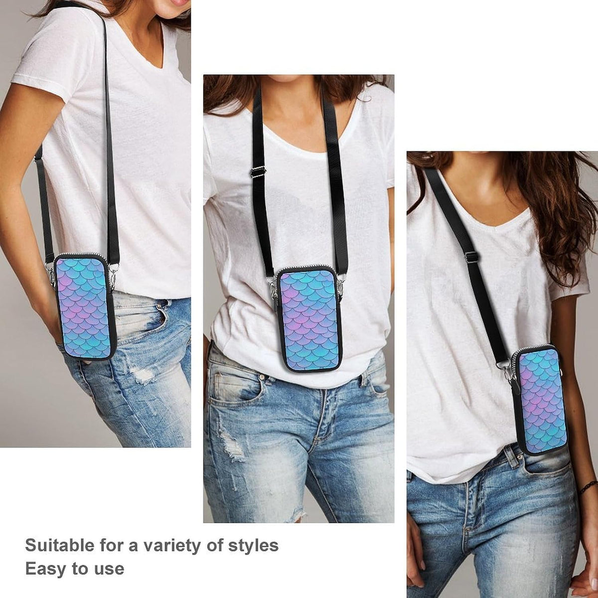 Women's Everyday Essential Crossbody Bag Compact Modern Lifestyles Shoulder Bag