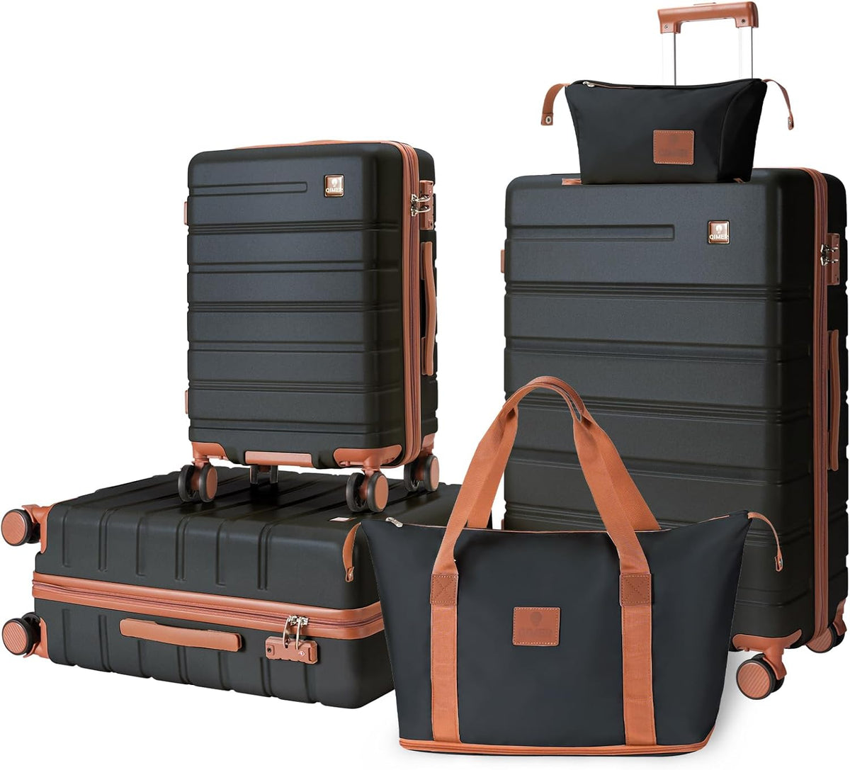 Carry on Luggage, PC Hard Shell Suitcase 22x14x9 Airline Approved TSA Lock YKK Zippered Double Spinner Wheels Lightweight Suitable for Men and Women, 20 Inch Silver
