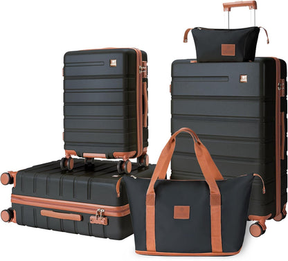 Carry on Luggage, PC Hard Shell Suitcase 22x14x9 Airline Approved TSA Lock YKK Zippered Double Spinner Wheels Lightweight Suitable for Men and Women, 20 Inch Silver