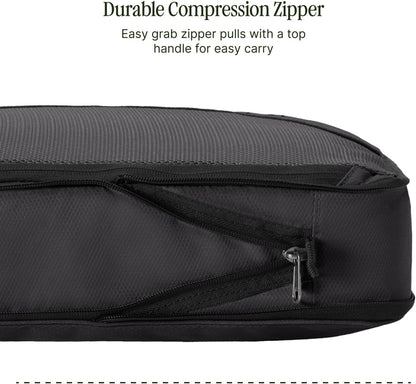 Pack-It Specter Compression Packing Cubes - Durable, Ultra-Lightweight and Water-Resistant Ripstop Fabric Suitcase Organizer Bags for Clothing and Gear