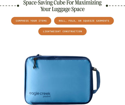 Pack-It Specter Compression Packing Cubes - Durable, Ultra-Lightweight and Water-Resistant Ripstop Fabric Suitcase Organizer Bags for Clothing and Gear