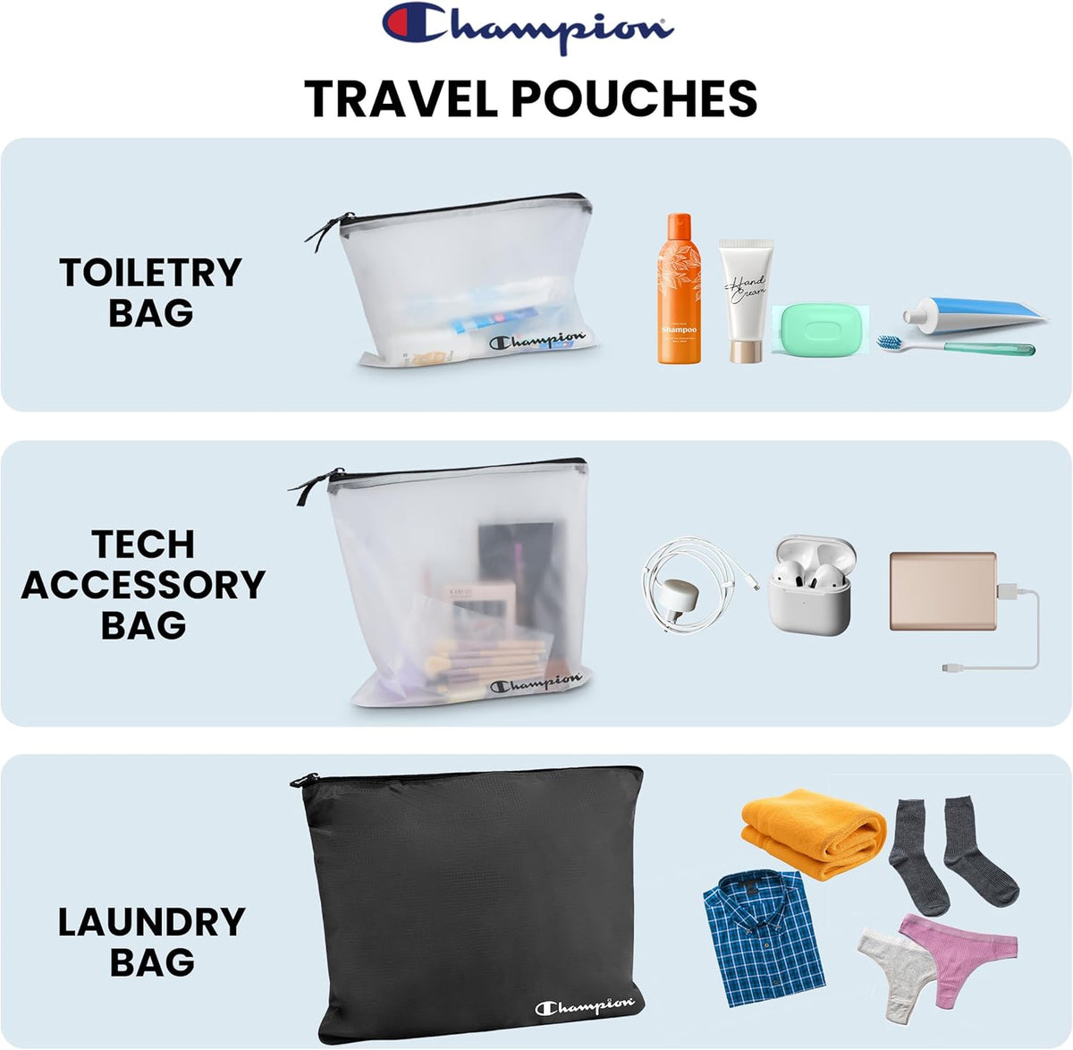 Packing Cubes for Travel – 6 pc Packing Cubes Set for Suitcases, Space-Saving Packing Organizers